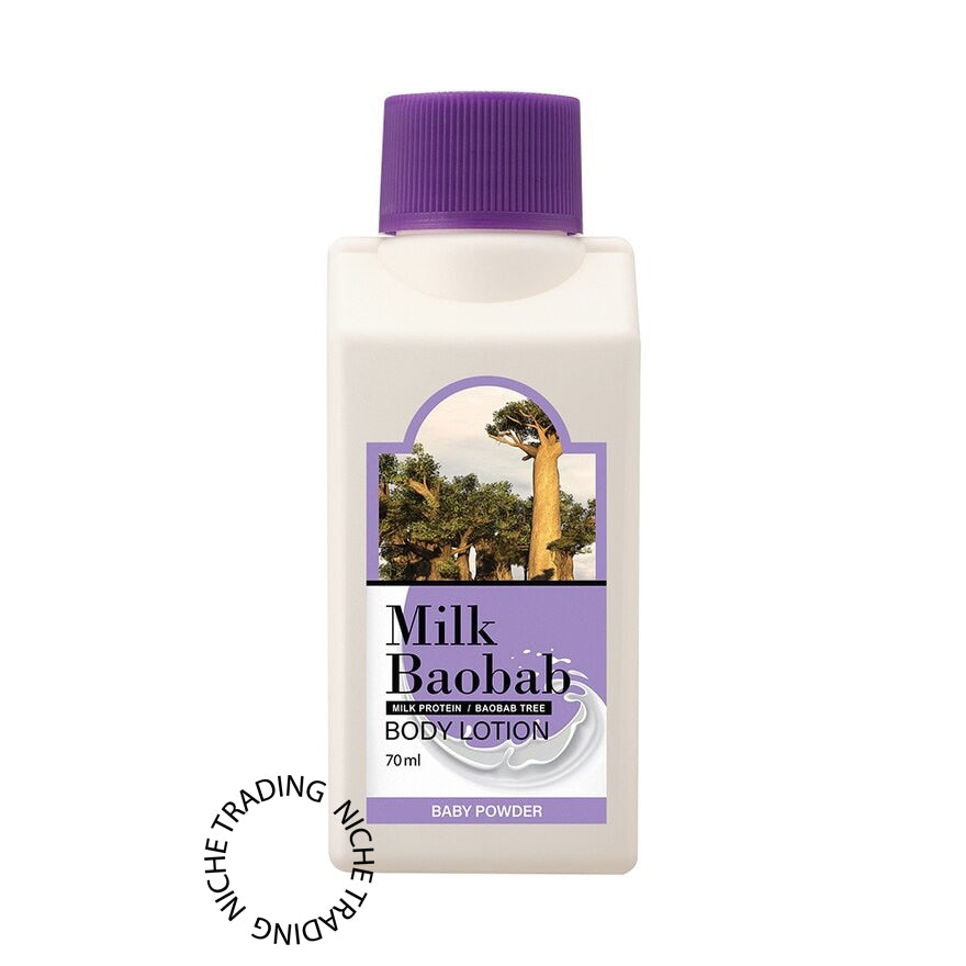 Milk Baobab Body Lotion Baby Powder 70ml - Milk Baobab | Niche Trading Qatar