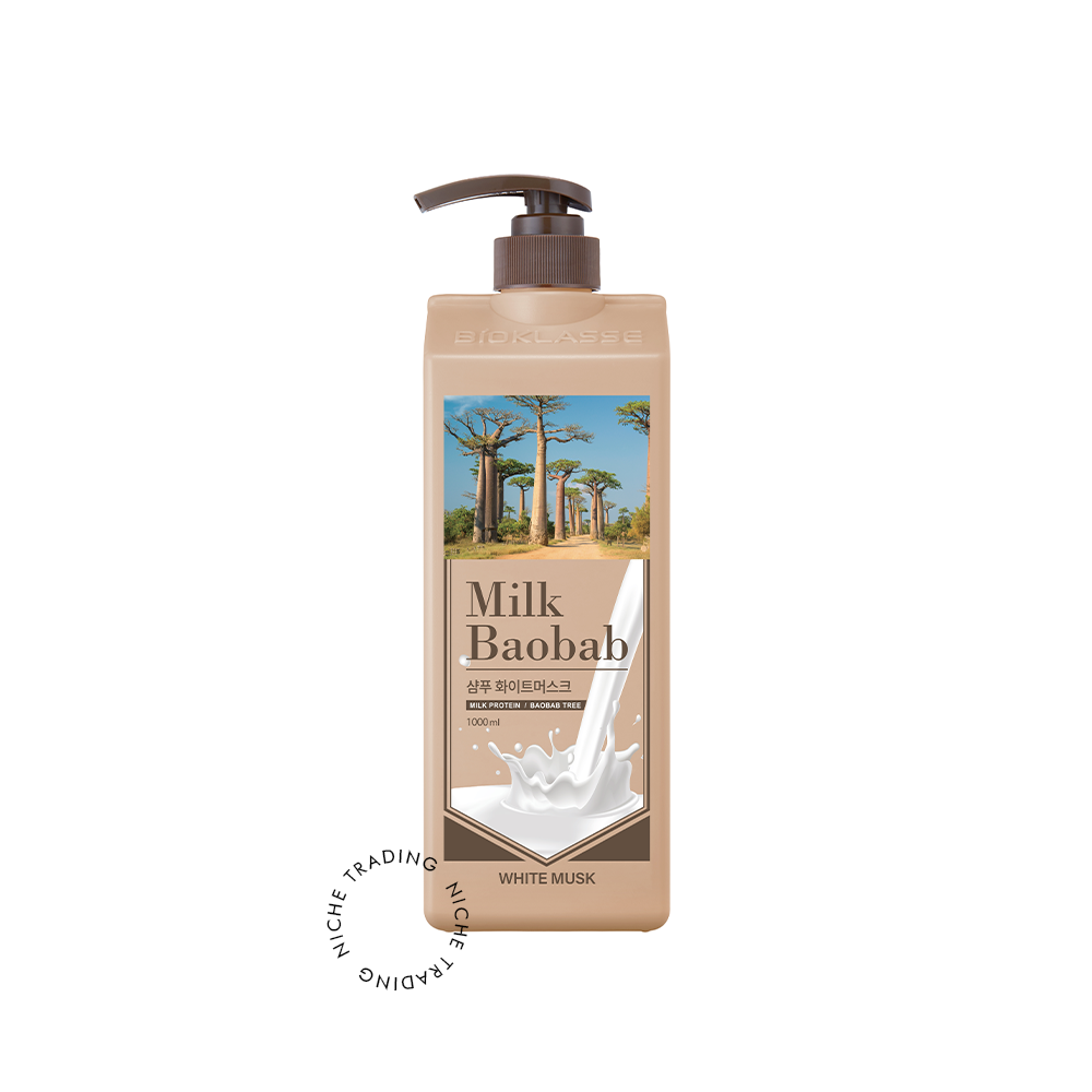 Milk Baobab Shampoo White Musk 1000ml - Milk Baobab | Niche Trading Qatar