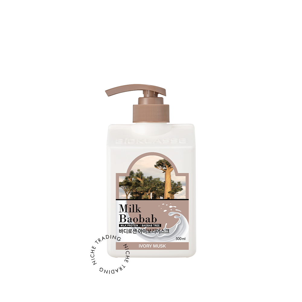 Milk Baobab Body Lotion Ivory Musk 500ml - Milk Baobab | Niche Trading Qatar