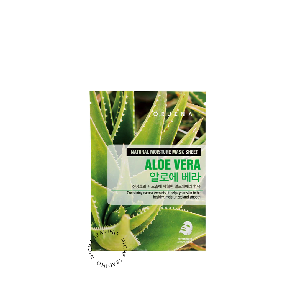 Orjena Natural Moisture Mask Sheet Aloe Vera 23ml - Orjena | Niche Trading Qatar