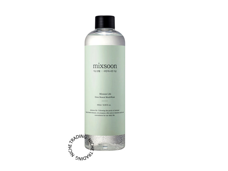 Mixsoon Life Mild MouthWash (Shine Muscat Scent) [500ml] - Mixsoon | Niche Trading Qatar