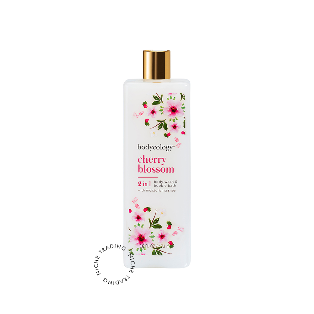 Bodycology Cherry Blossom 2-in-1 Wash – Body & Hair Cleanser | 473ml - Bodycology | Niche Trading Qatar