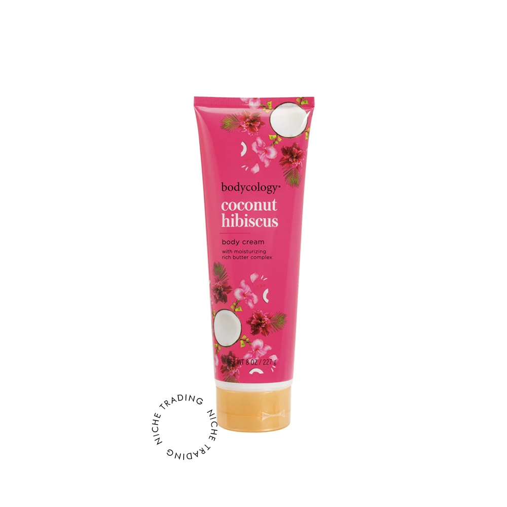 Bodycology Coconut Hibiscus 8oz Body Cream 227ml - Bodycology | Niche Trading Qatar