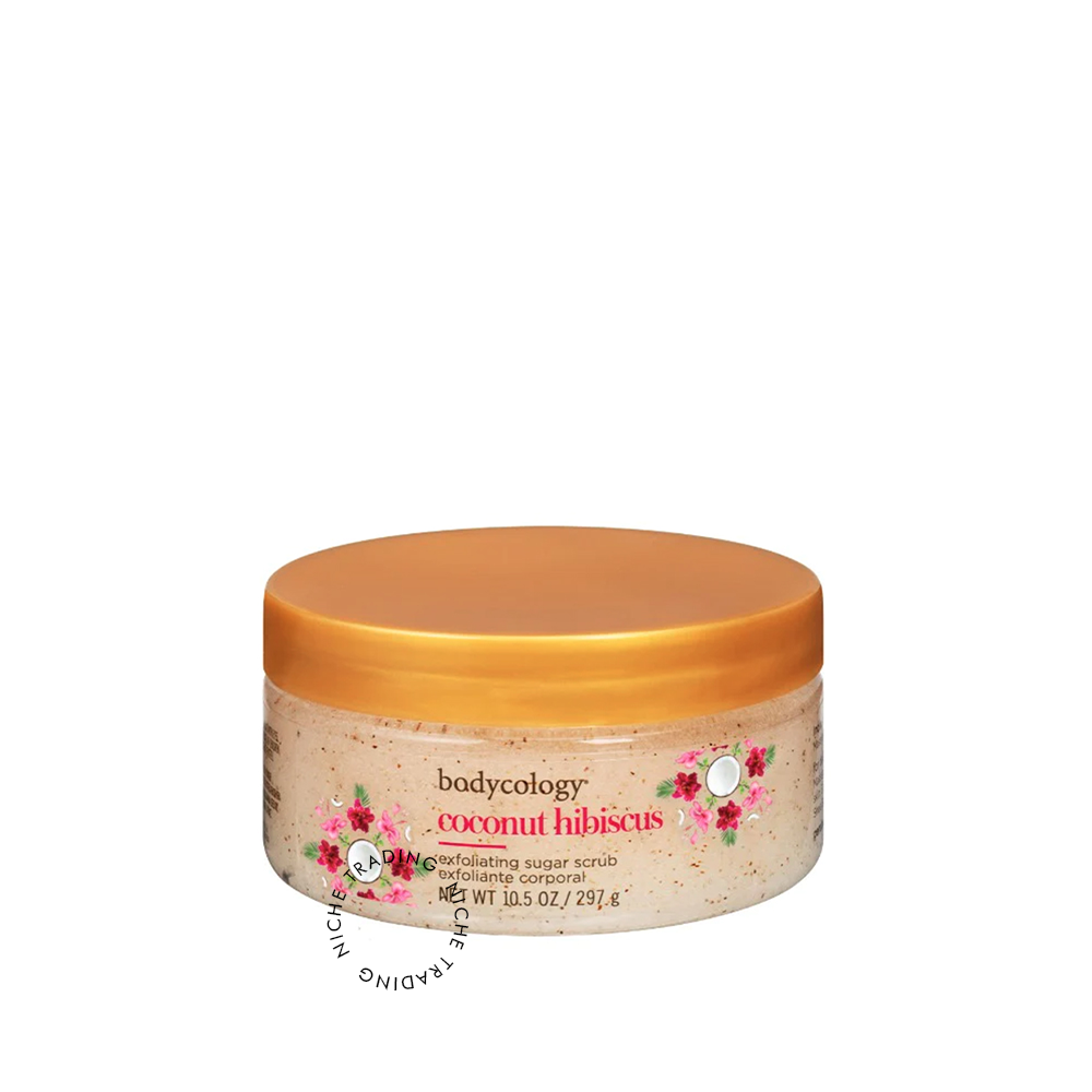 Bodycology Coconut Hibiscus Exfoliating Sugar Scrub 297g - Bodycology | Niche Trading Qatar