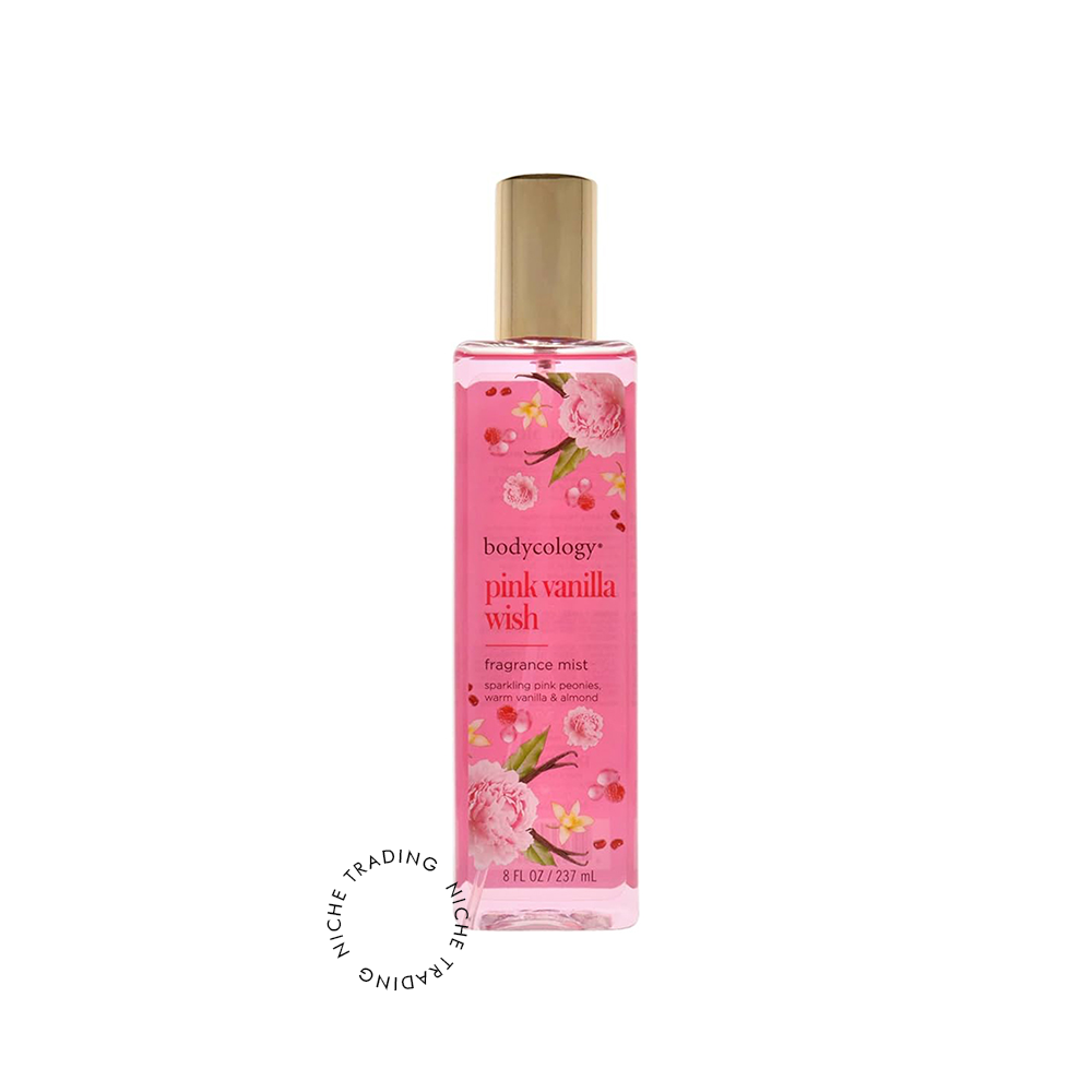 Bodycology Pink Vanilla Wish Perfume 237ml Fragrance Mist Spray for Women