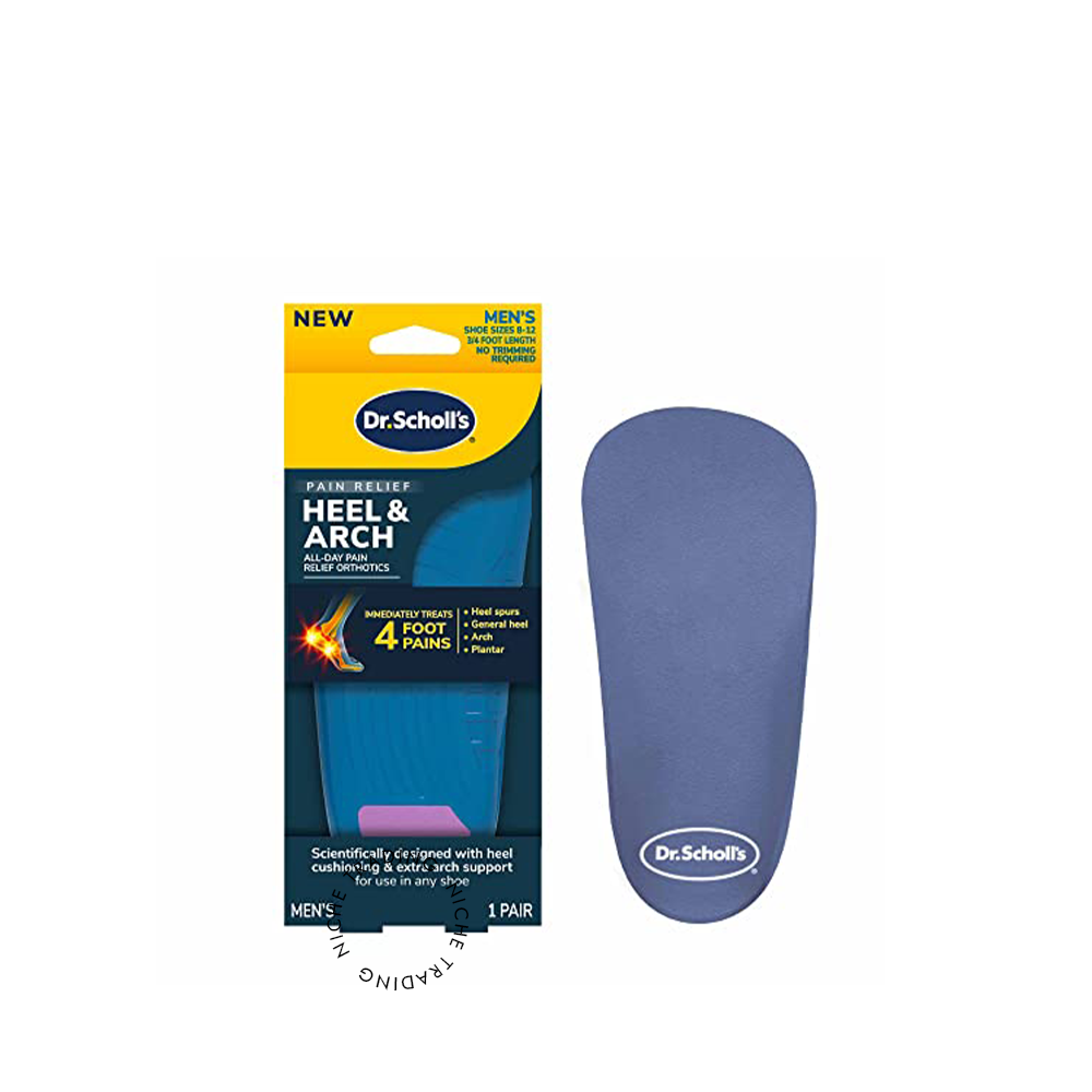 Dr. Scholl’s Heel & Arch All-Day Pain Relief Orthotics (M)