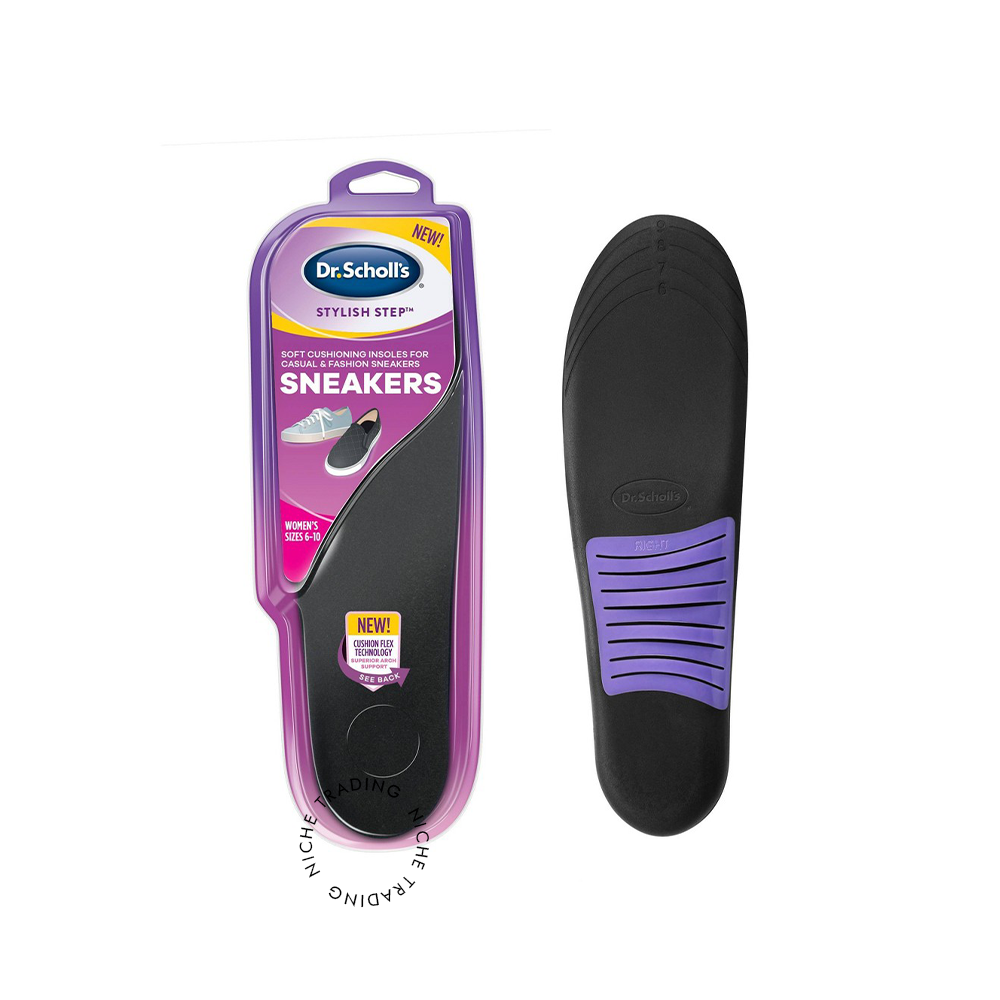 Dr Scholls Stylish Step Casual Sneaker Insoles - Dr. Scholl's | Niche Trading Qatar