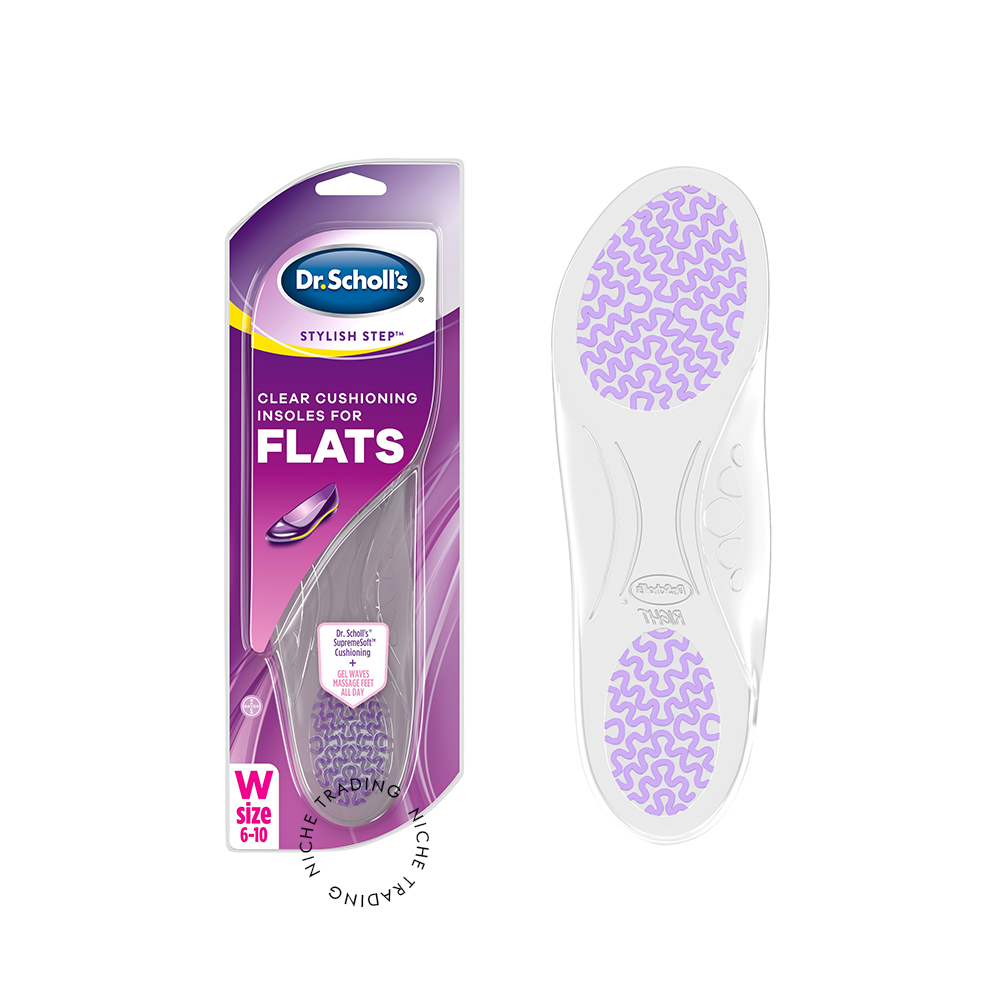 Dr. Scholl’s Arch Support Insoles – 3/4 Length for Flats & Sandals - Dr. Scholl's | Niche Trading Qatar